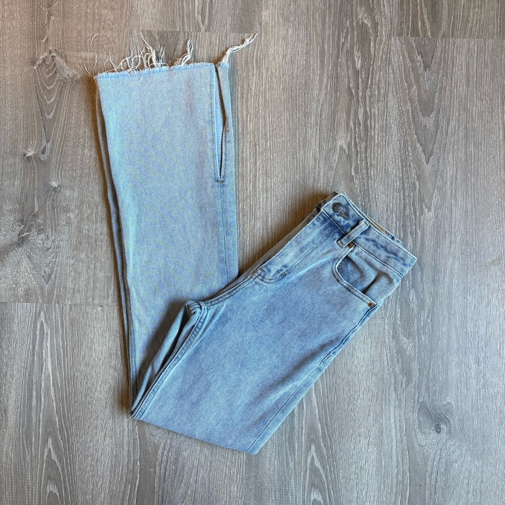 Motel Rocks Split Bootleg Jeans XS